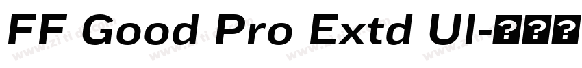 FF Good Pro Extd Ul字体转换